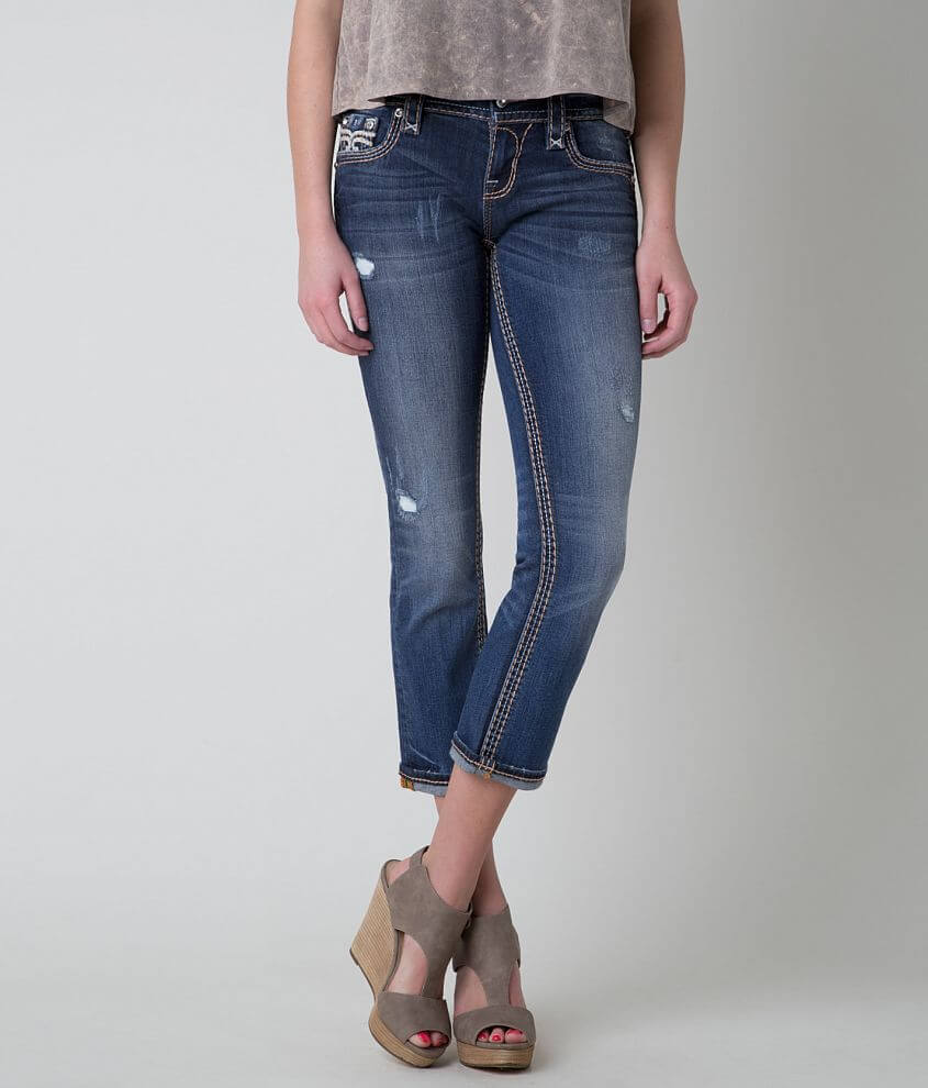 Rock Revival Sukara Stretch Cropped Jean front view