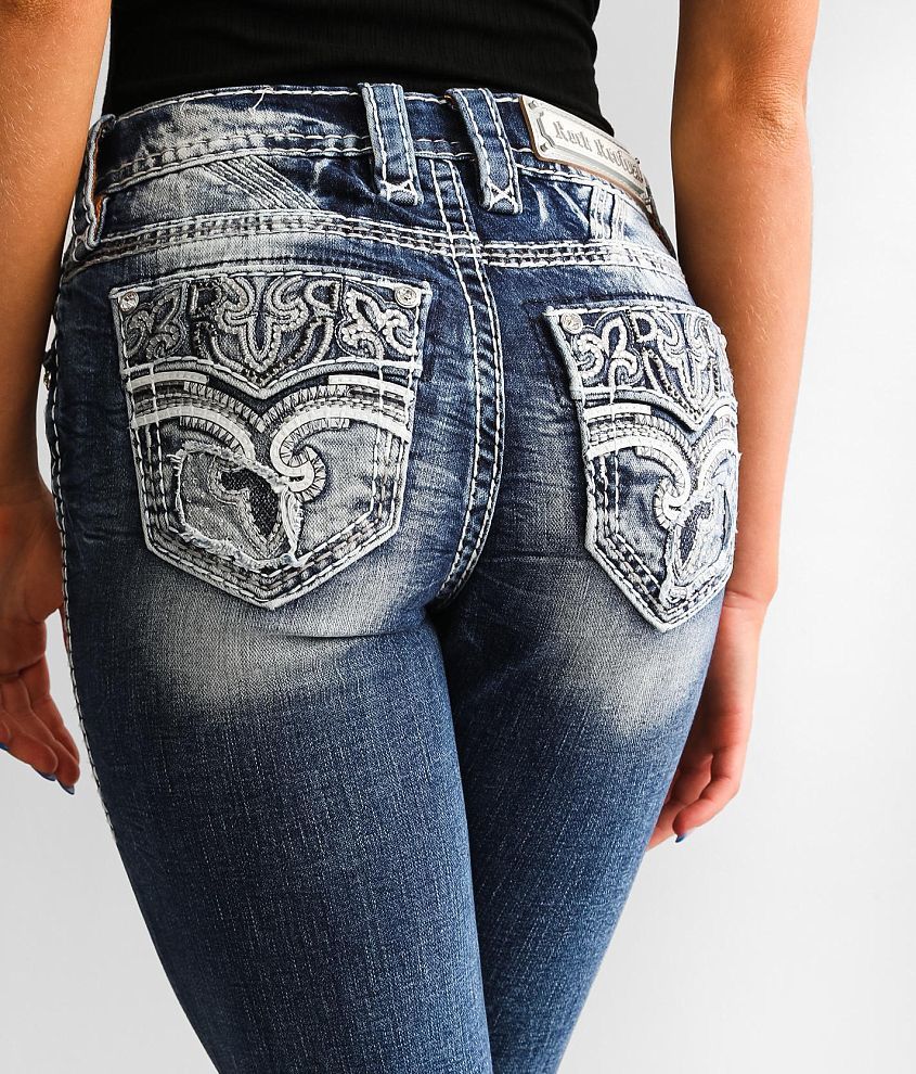 Lisely Mid-Rise Straight Stretch Jean