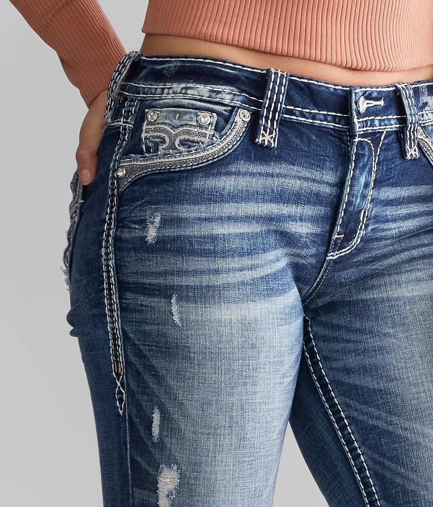 Cyrus Mid-Rise Straight Stretch Jean