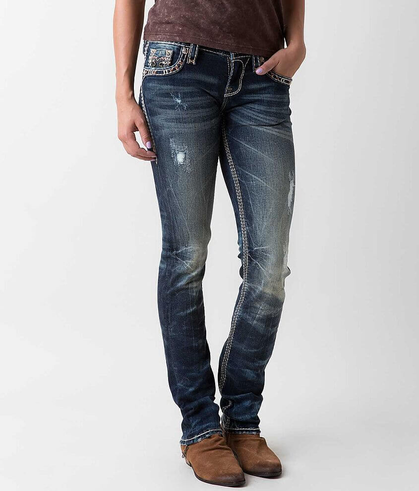 Rock Revival Elvina Straight Stretch Jean front view