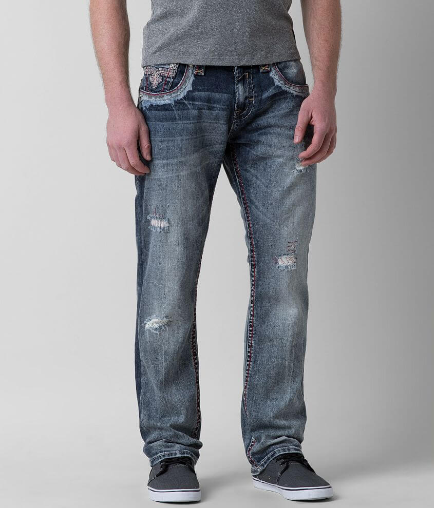 Rock Revival Jenkins Relaxed Straight 17 Jean front view