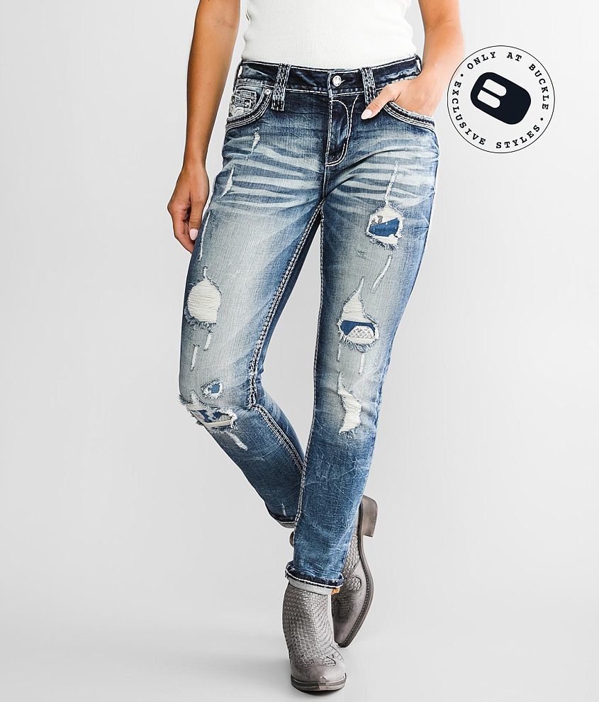 Rock Revival Kyomi Easy Ankle Skinny Stretch Jean front view