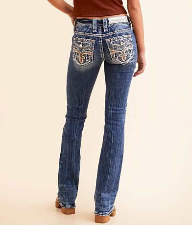 Rock Revival Low Rise Boot Stretch Jean back view