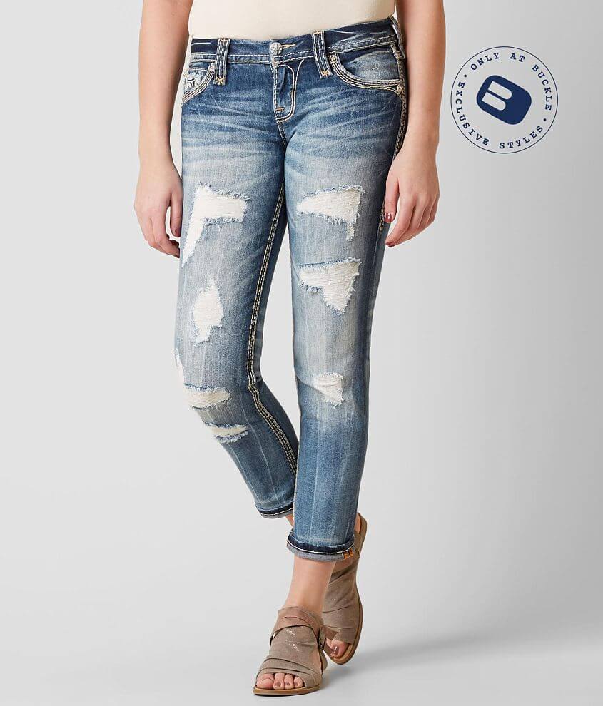 Rock revival cropped store jeans