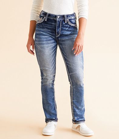 Rock Revival Nuri Curvy High Rise Straight Stretch Jean front view