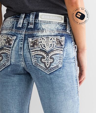 Discount rock outlet revival jeans