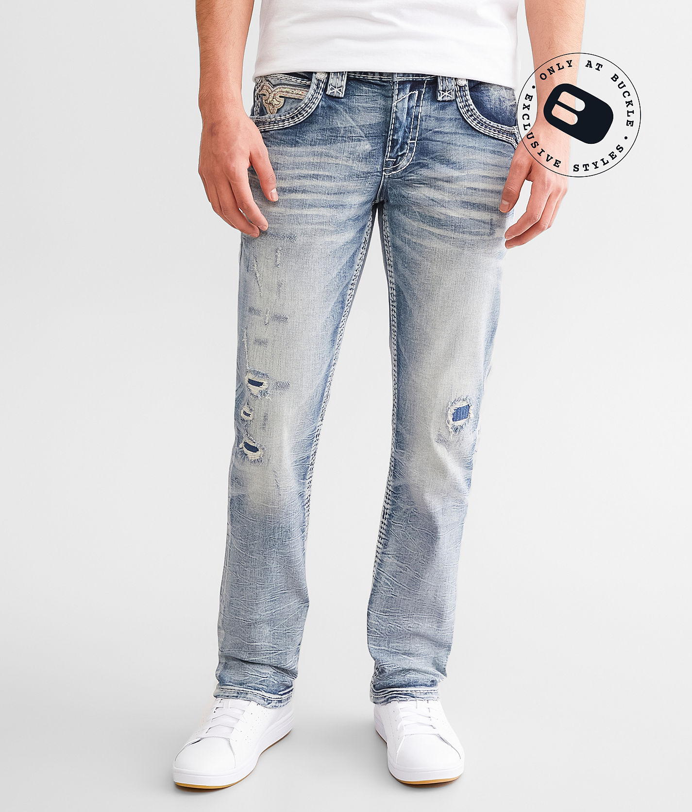 Rock Revival jeans mens Hern slim 2024 straight S33