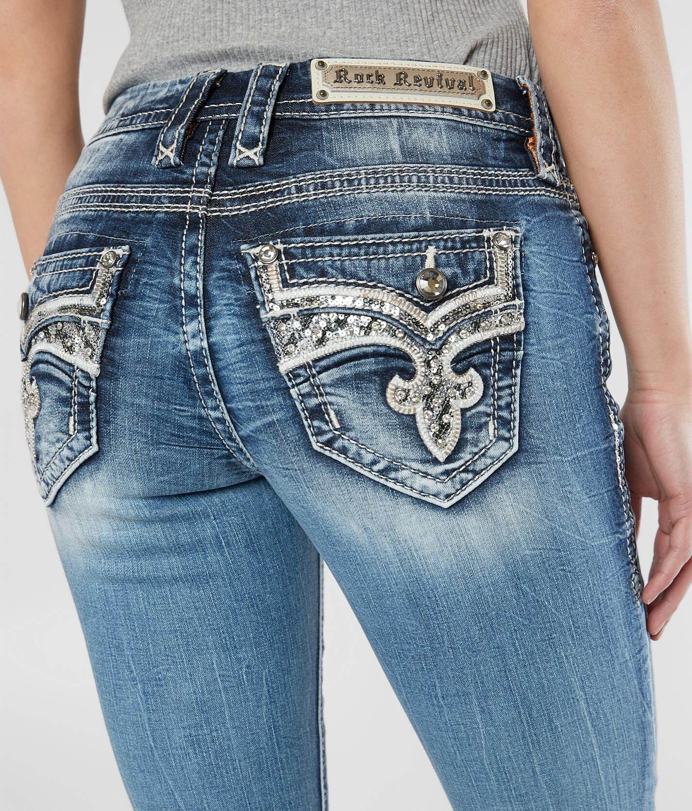 rock revival stretch jeans