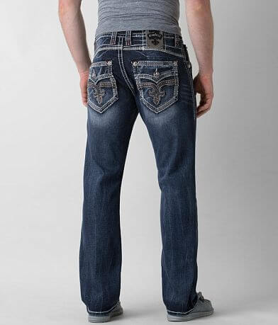 Rock Revival Jett Straight Stretch Jean back view