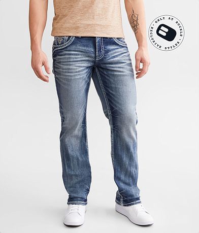 Men's Rock Revival Relaxed Fit Jeans