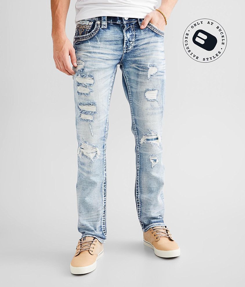 Rock revival 2024 ripped jeans