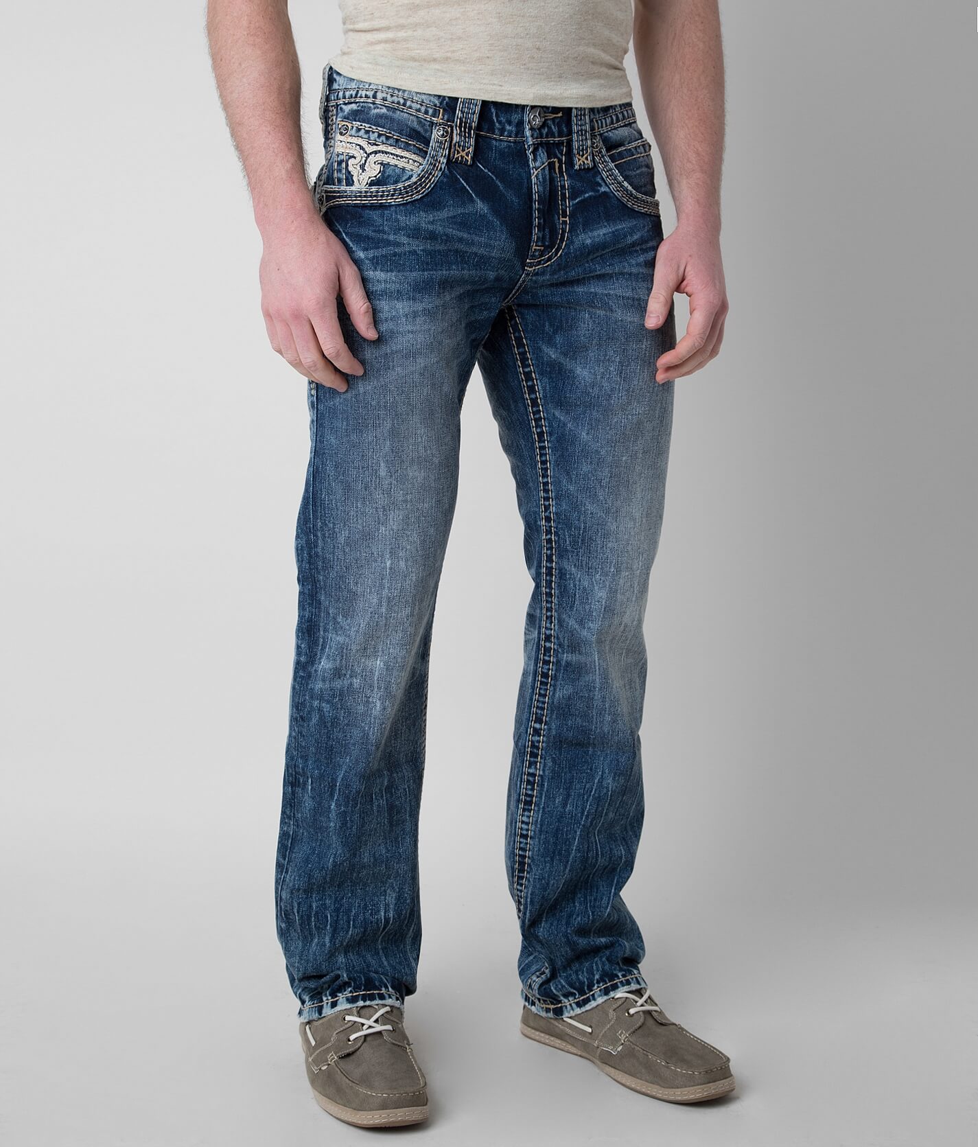 rock revival mens jeans buckle