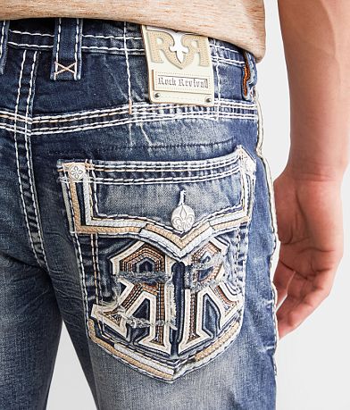 Rock Revival Marcelo Slim Boot Stretch Jean back pocket view
