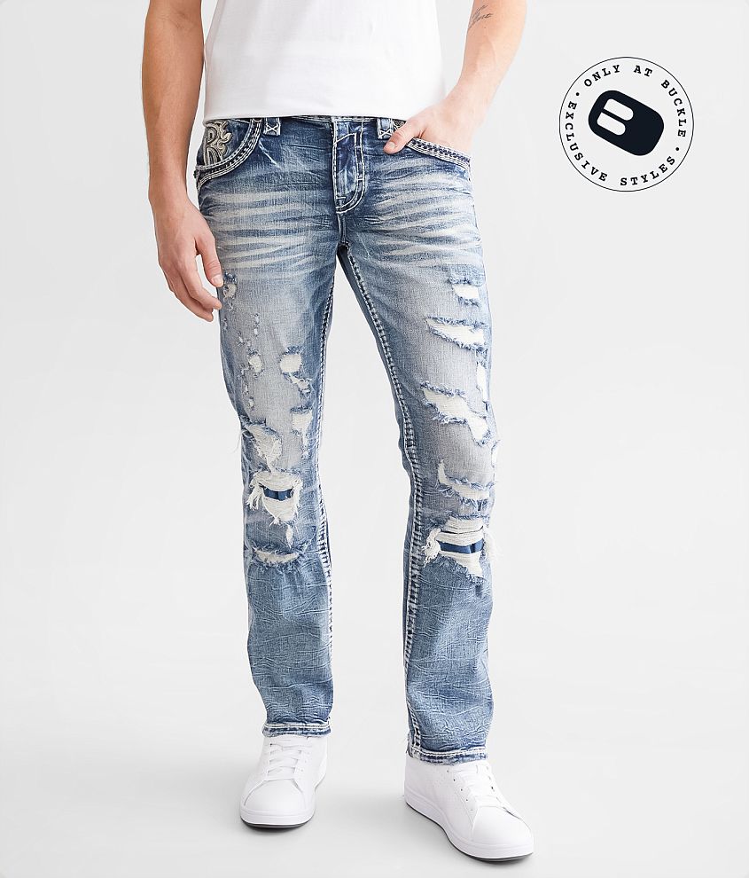 Rock Revival Kaicey Slim Straight Stretch Jean front view