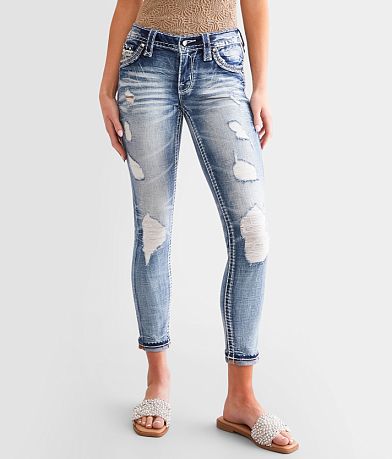 Rock Revival Saoirse Low Rise Ankle Skinny Stretch Jean front view