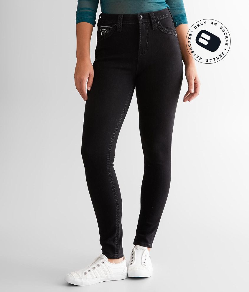 Curvy Fit Ultra High Jeggings - Black - Ladies