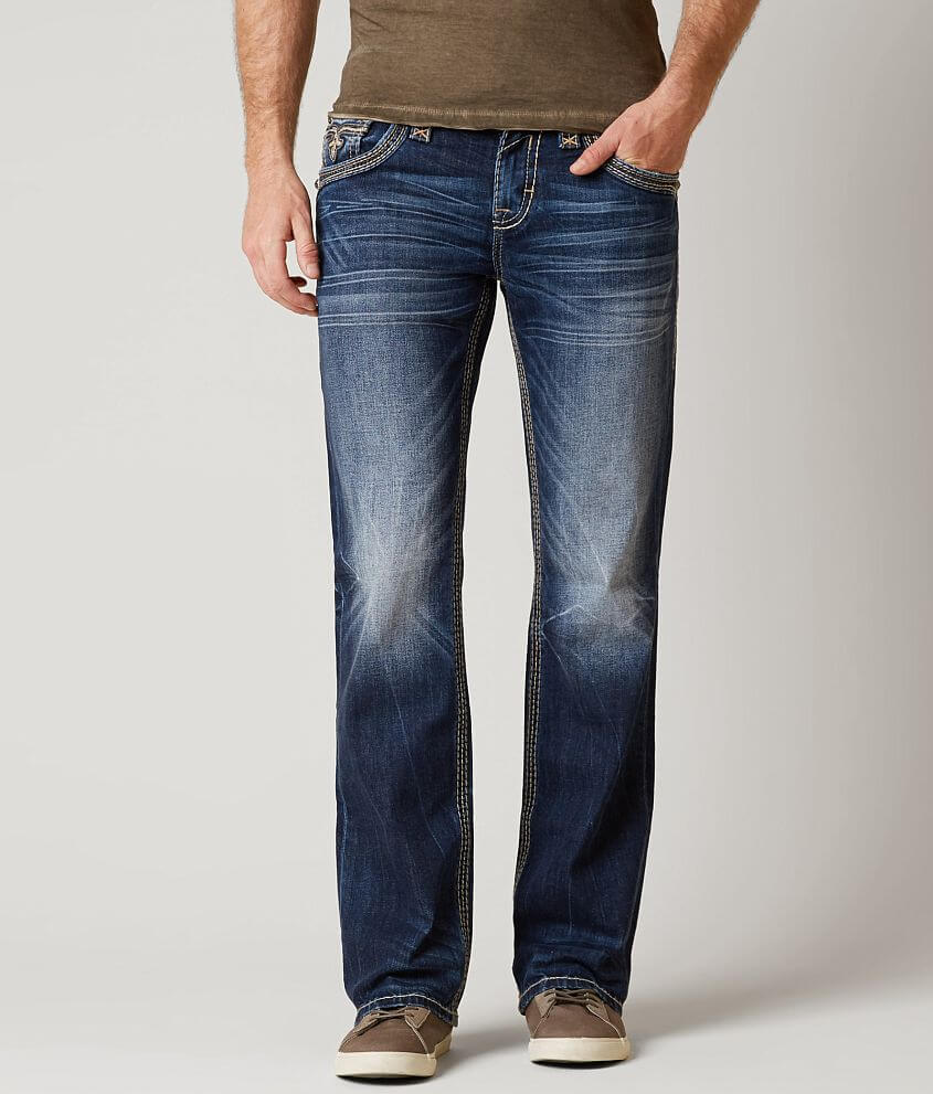 Rock Revival Cace Slim Boot Jean front view