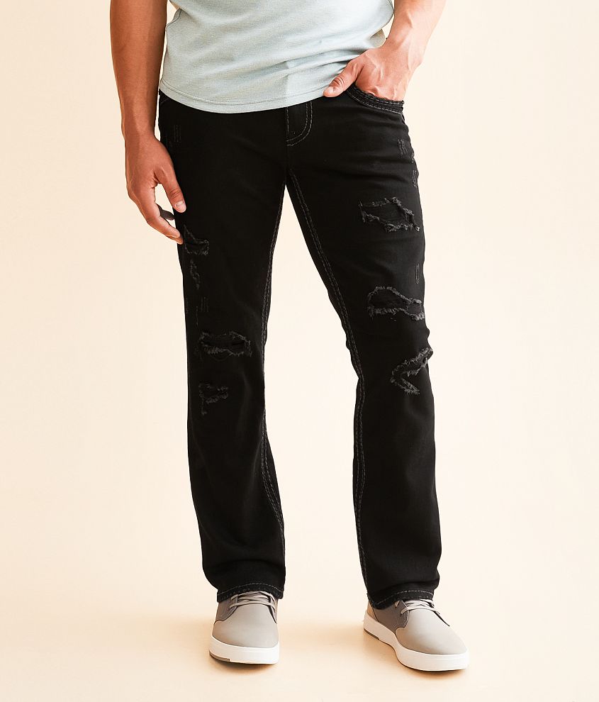 Rock Revival Omar Relaxed Taper Stretch Jean front view