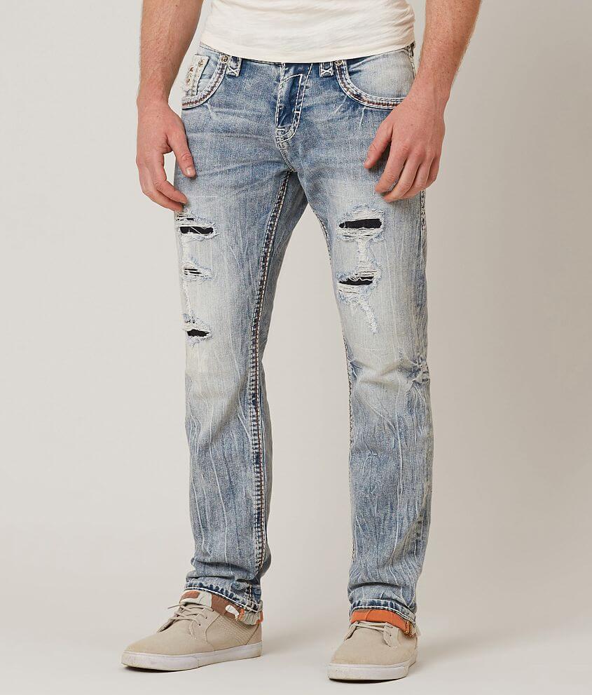 Rock Revival Nilson Relaxed Straight 17 Jean front view