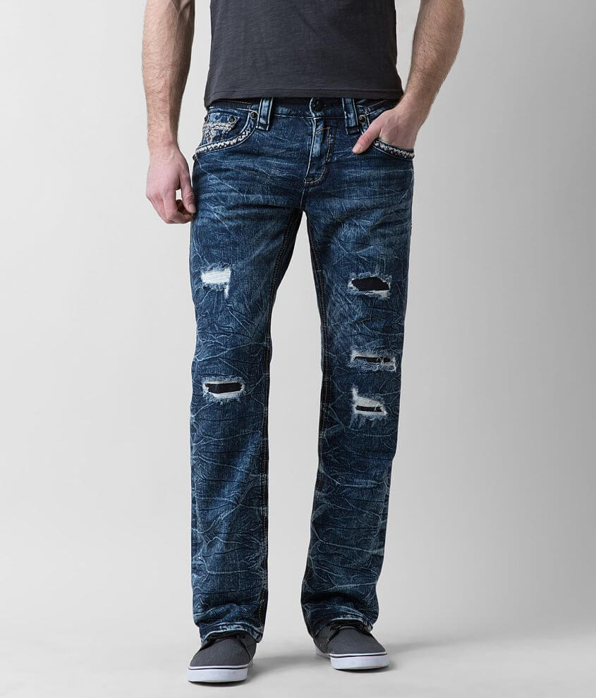 Rock Revival Cace Straight Stretch Jean front view