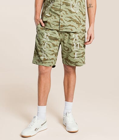 Rock Revival Twill Camo Short front view