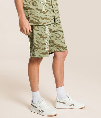Rock Revival Twill Camo Short full left side view