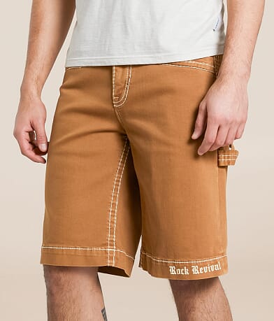 Rock Revival Keeton 12" Utility Stretch Short front view