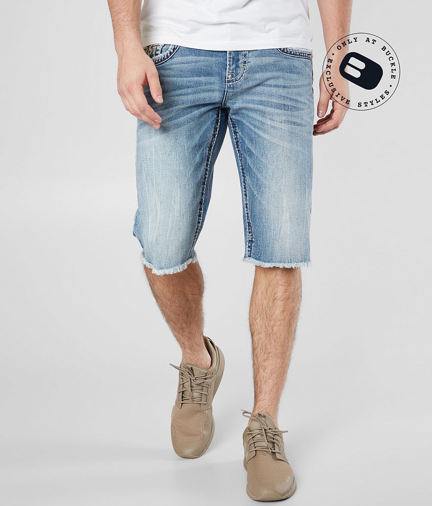 Rock revival store jean shorts mens