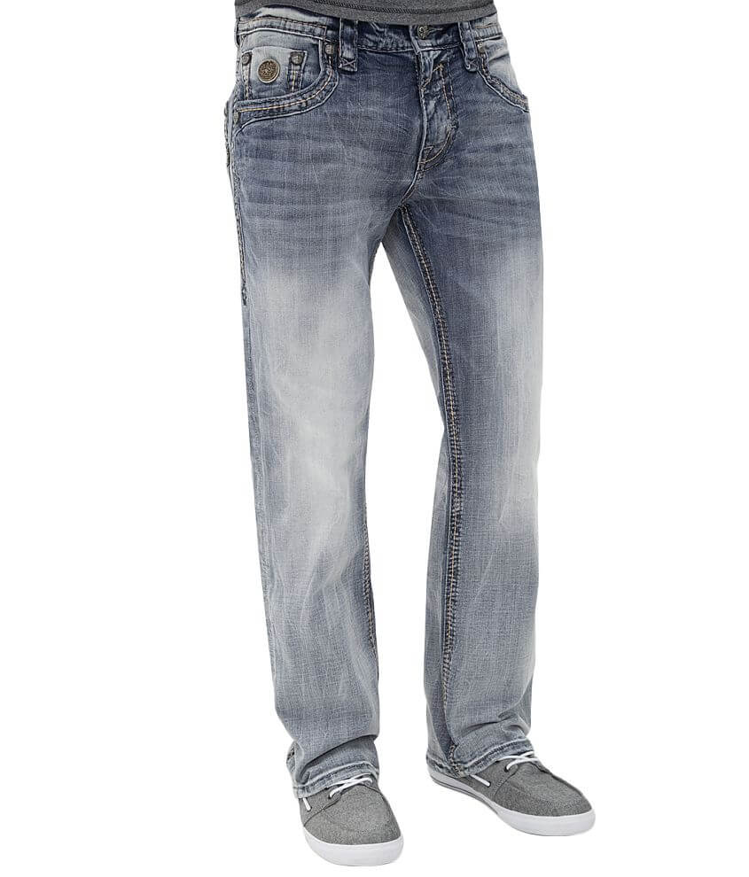 Rock Revival Rigny Relaxed Straight Stretch Jean front view