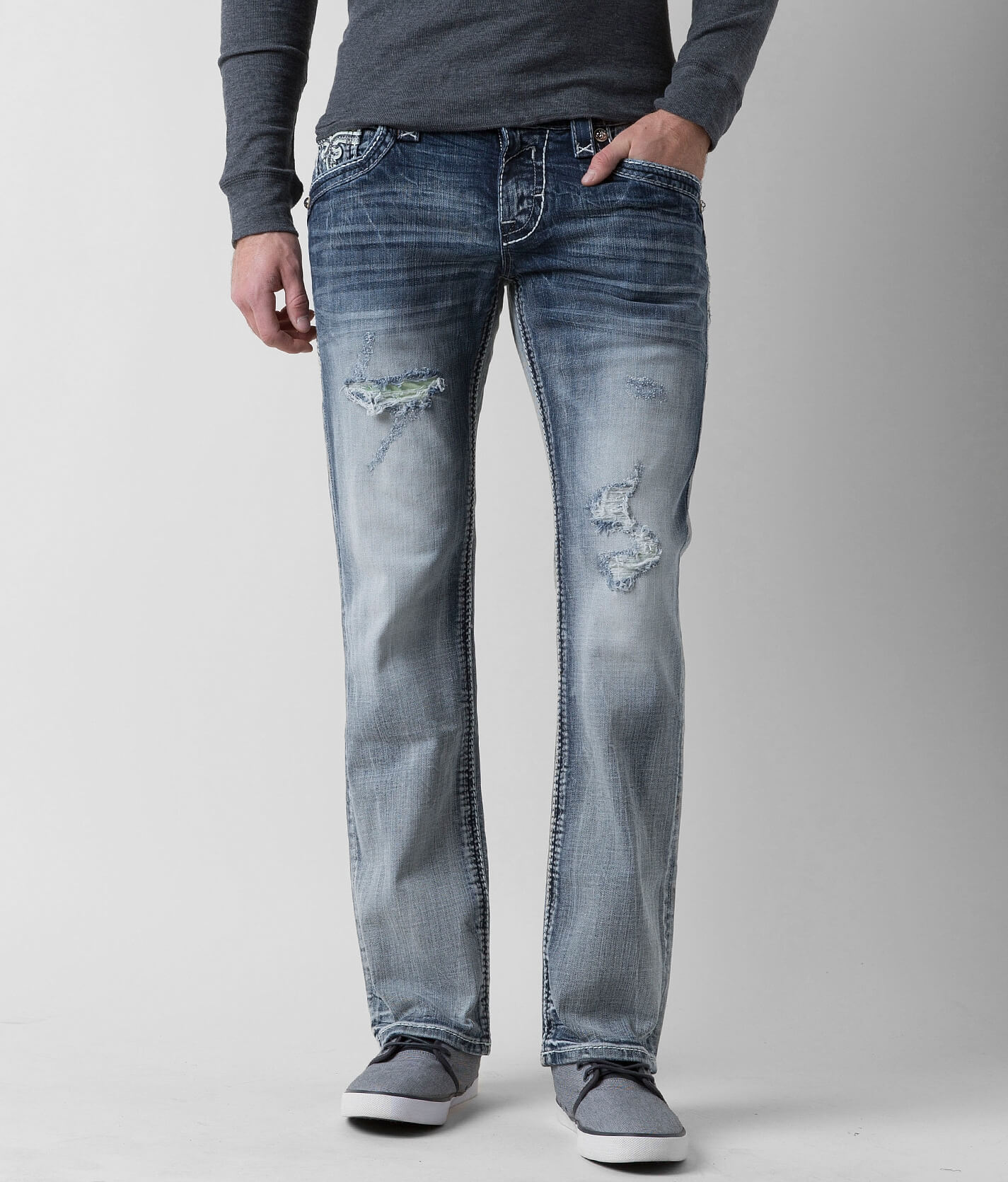 slim straight rock revival jeans