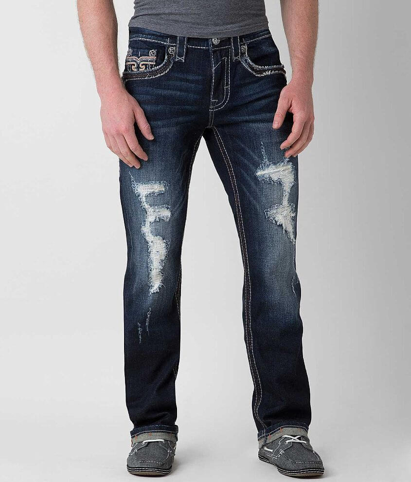 Rock Revival Morancy Straight Stretch Jean front view