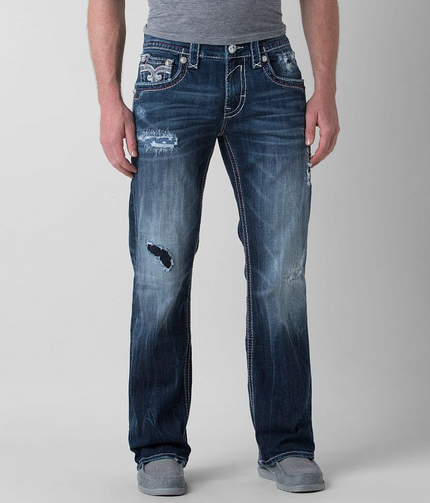 Rock Revival Ledford Relaxed Straight Stretch Jean - Men's Jeans in ...