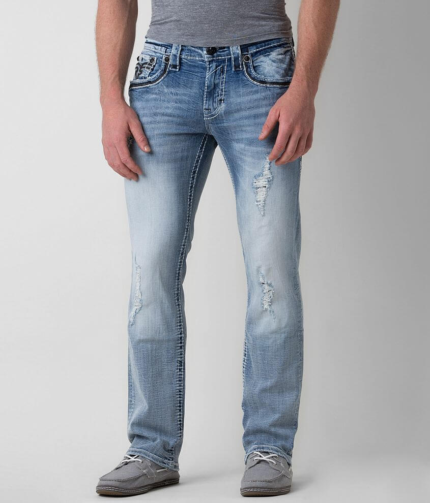 Rock Revival Florian Straight Stretch Jean front view