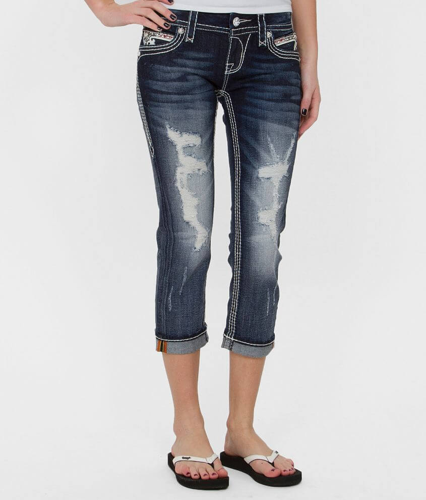 Rock Revival Noelle Stretch Cropped Jean front view