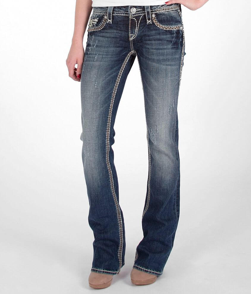 Rock revival Kai straight leg blue store jeans denim