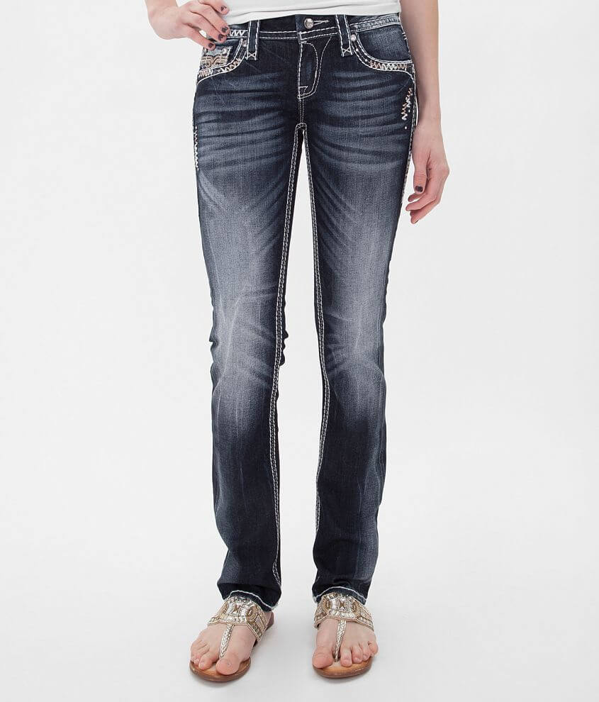 Rock Revival Kai Straight Stretch Jean front view