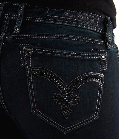 Rock Revival Lexi Mid-Rise Stretch Jegging back pocket view