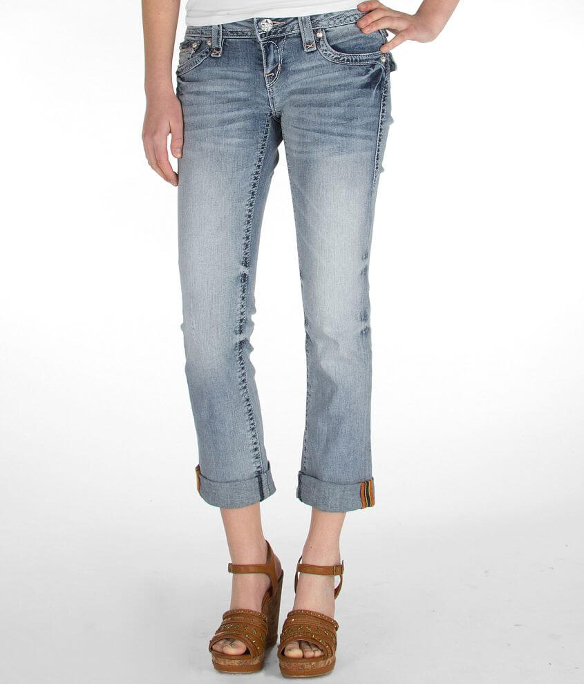 Rock Revival Essie Stretch Cropped Jean front view