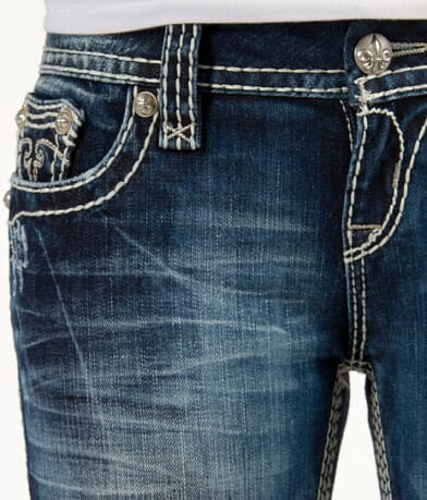 Rock Revival Ali Straight Stretch Jean front pocket view