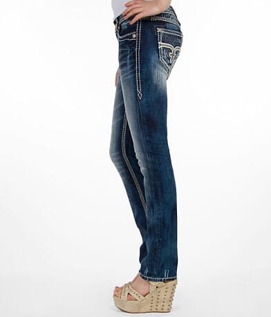 Rock Revival Ali Straight Stretch Jean full left side view