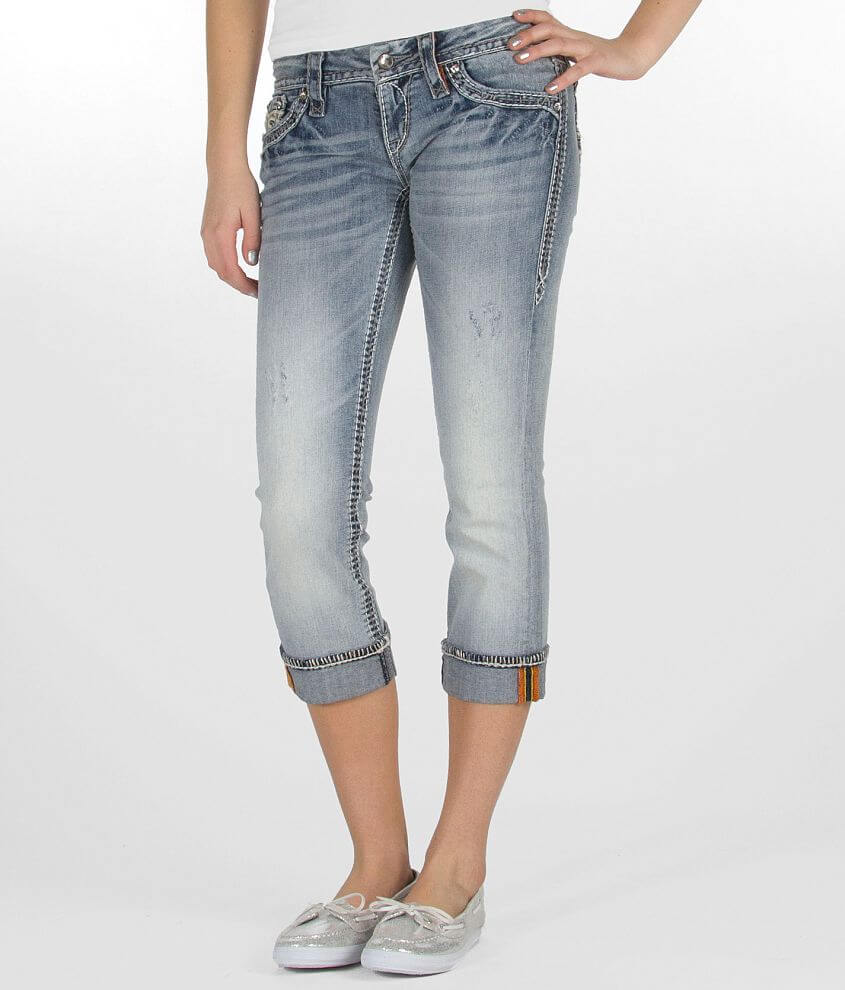 Rock Revival Ella Stretch Cropped Jean front view