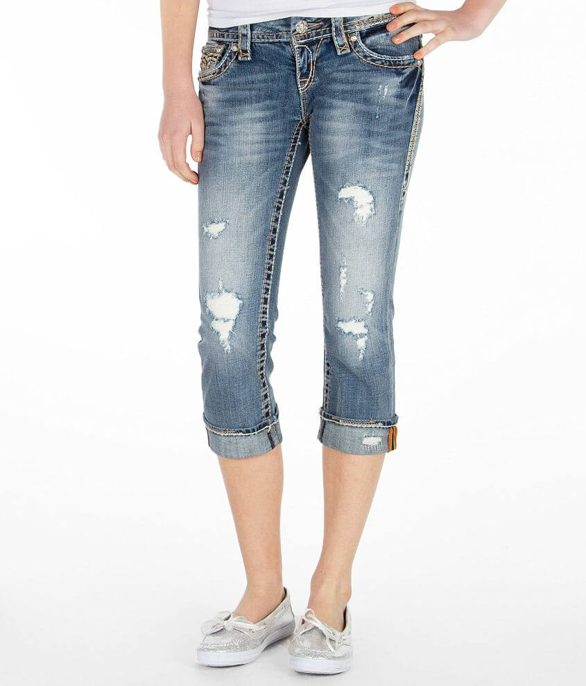 Rock Revival Bella Stretch Cropped Jean front view