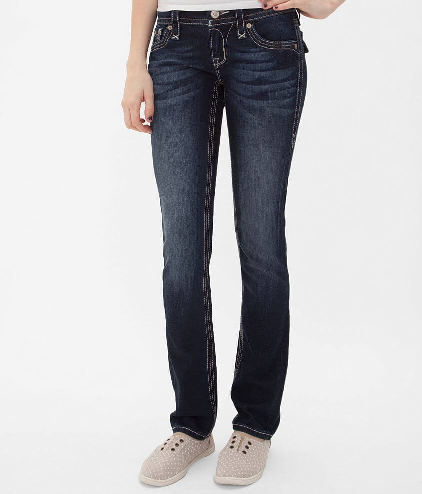 Rock Revival Jessica Straight Stretch Jean front view