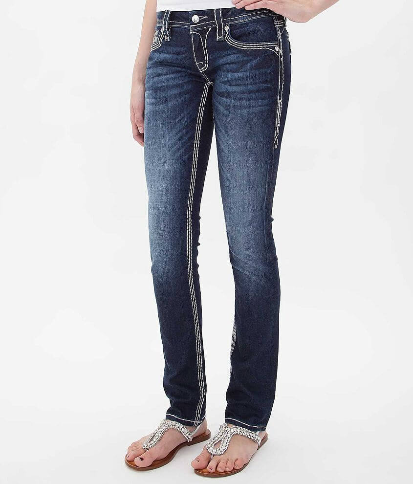 Rock revival straight hot sale leg jeans womens