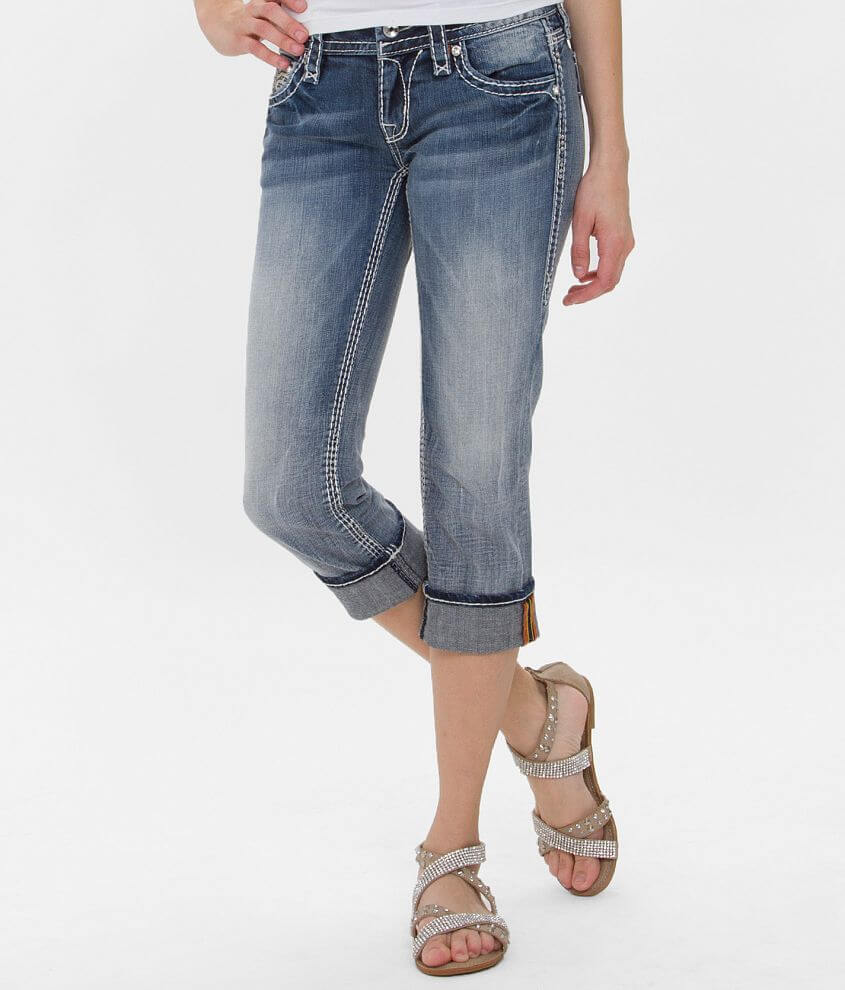 Rock Revival Fay Stretch Cropped Jean front view