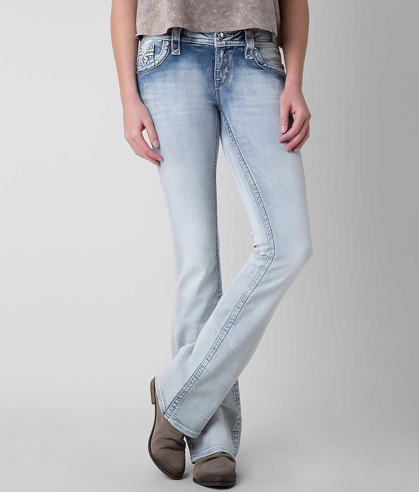 light wash rock revival jeans