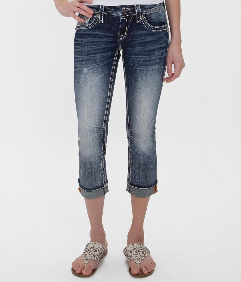Rock Revival Elean Cropped Stretch Jean front view