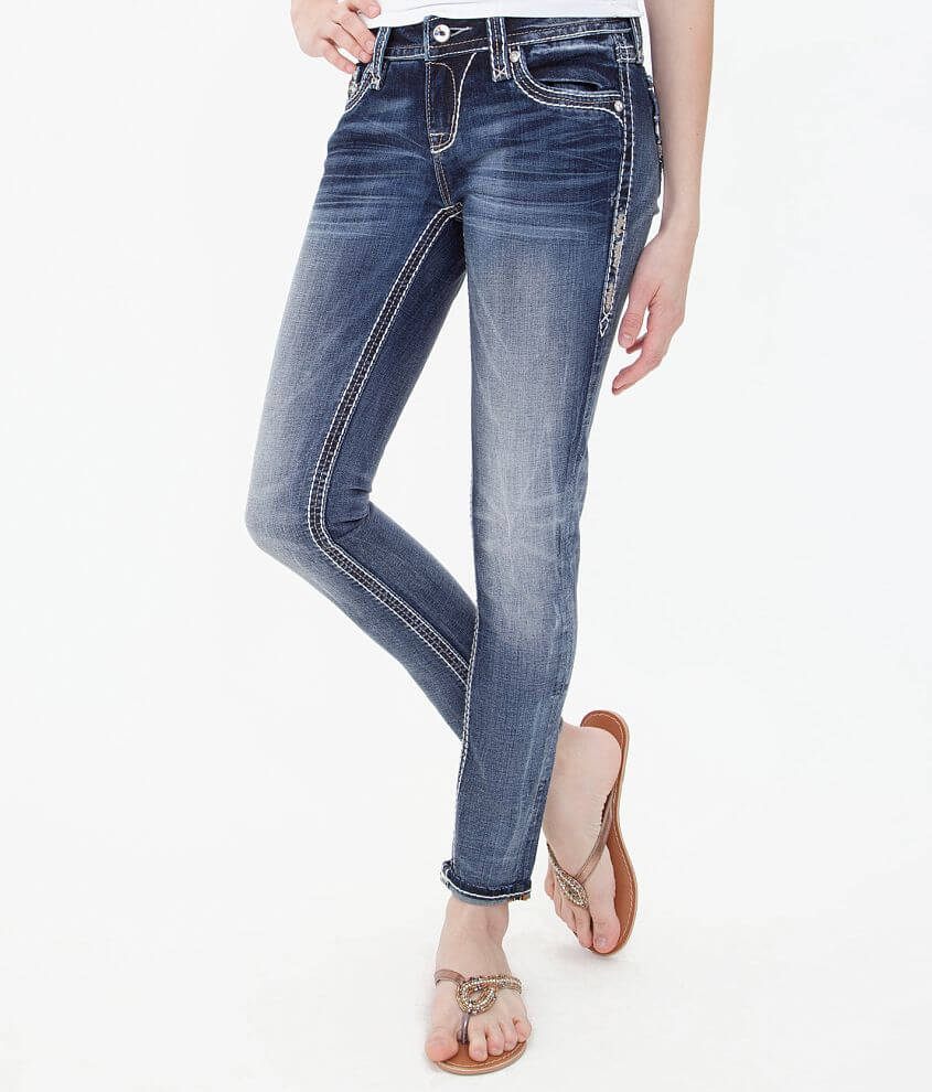 Rock Revival Shaina Ankle Skinny Mid-Rise Jean front view