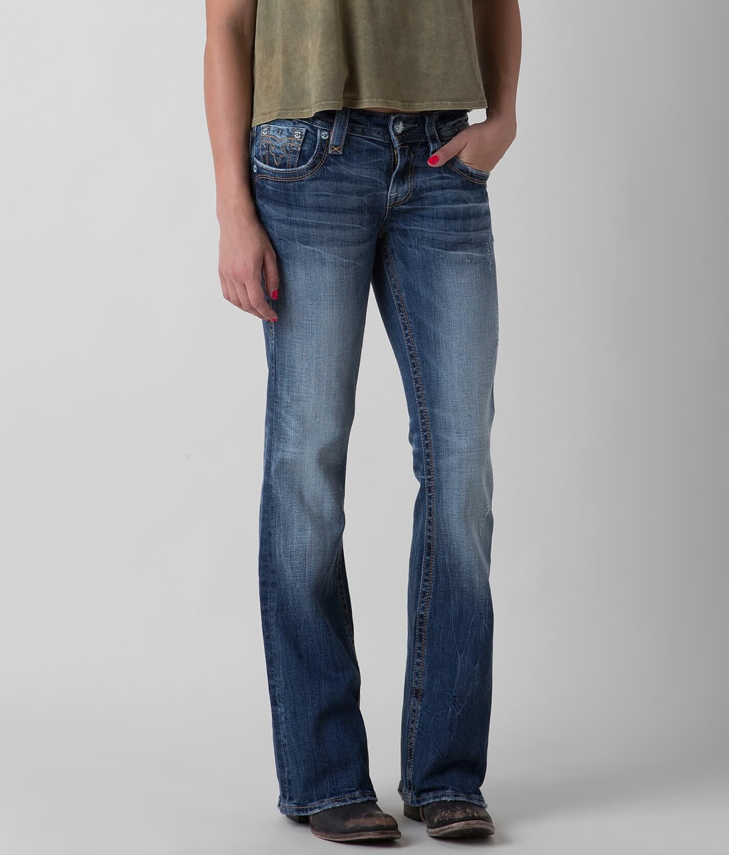 rock revival flare jeans