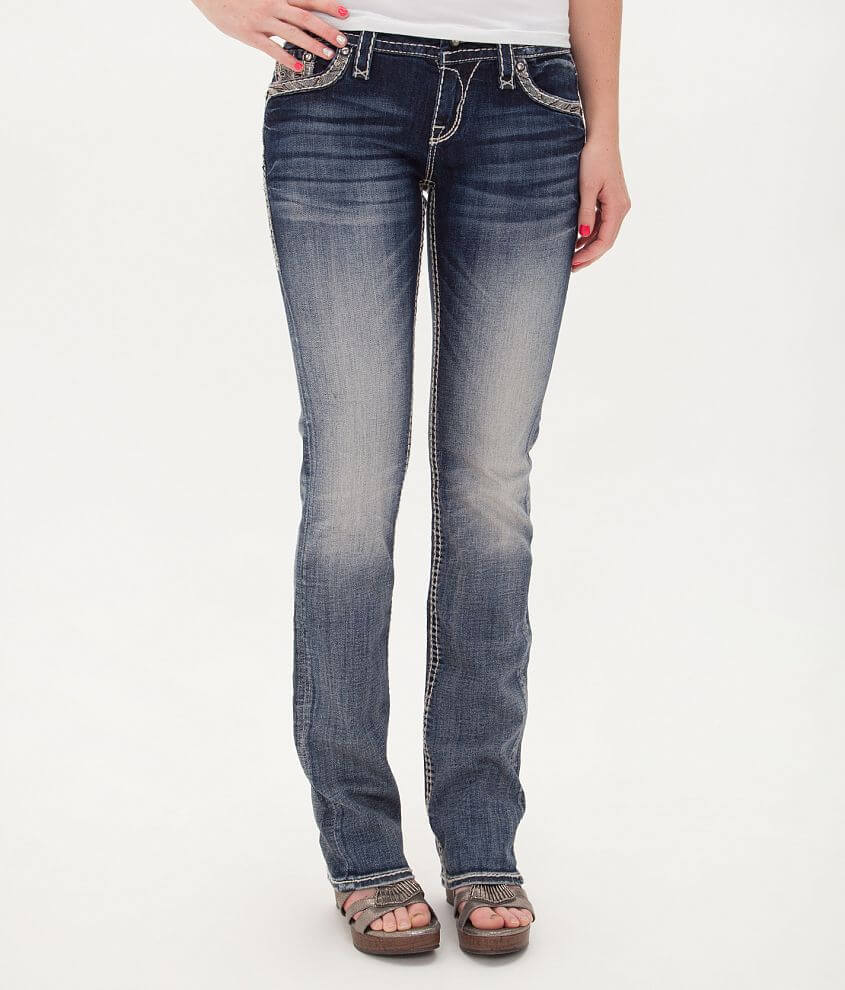 Rock Revival Jazlyn Easy Straight Stretch Jean front view
